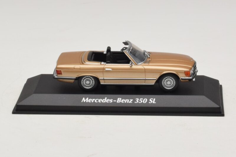 Mercedes 350 SL R107 Arany Maxichamps 1:43 940033431 Fém