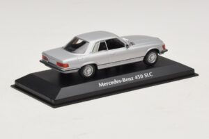 Mercedes 450 SLC C107 Ezüst Maxichamps 1:43 940033421 Fém – 2. kép a 4-ből