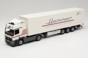 Mercedes Actros 1844LS Koffersattelzug Hammer Aachen Minichamps 1:43 499039105 Fém