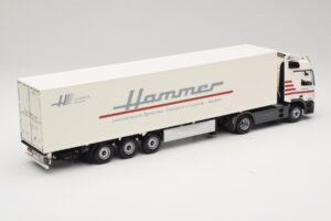 Mercedes Actros 1844LS Koffersattelzug Hammer Aachen Minichamps 1:43 499039105 Fém – 2. kép a 6-ből