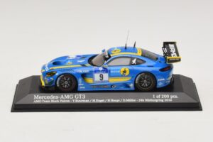 Mercedes AMG GT3 Black Falcon #9 Y. Buurman / M. Engel 24 Hours of Nurburgring 2016 Minichamps 1:43 437163009 Fém