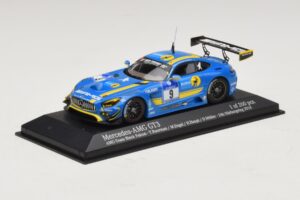 Mercedes AMG GT3 Black Falcon #9 Y. Buurman / M. Engel 24 Hours of Nurburgring 2016 Minichamps 1:43 437163009 Fém – 2. kép a 5-ből