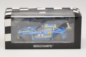 Mercedes AMG GT3 Black Falcon #9 Y. Buurman / M. Engel 24 Hours of Nurburgring 2016 Minichamps 1:43 437163009 Fém – 5. kép a 5-ből