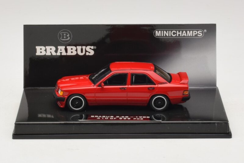 Mercedes Brabus 3.6S 190E W201 Piros Minichamps 1:43 Mercedes Brabus 3.6S 190E W201 Piros Minichamps 1:43 437032600 Fém