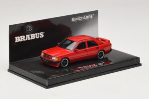 Mercedes Brabus 3.6S 190E W201 Piros Minichamps 1:43 437032600 Fém – 2. kép a 5-ből