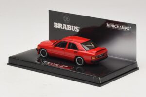 Mercedes Brabus 3.6S 190E W201 Piros Minichamps 1:43 437032600 Fém – 3. kép a 5-ből