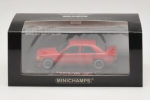 Mercedes Brabus 3.6S 190E W201 Piros Minichamps 1:43 437032600 Fém – 5. kép a 5-ből