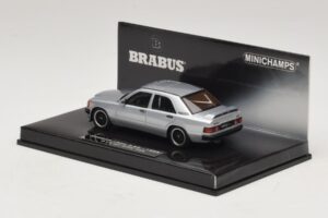 Mercedes Brabus 3.6S 190E W201 Ezüst Minichamps 1:43 437032604 Fém – 3. kép a 5-ből