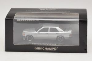 Mercedes Brabus 3.6S 190E W201 Ezüst Minichamps 1:43 437032604 Fém – 5. kép a 5-ből