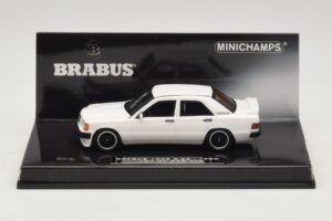 Mercedes Brabus 3.6S 190E W201 Fehér Minichamps 1:43 437032602 Fém
