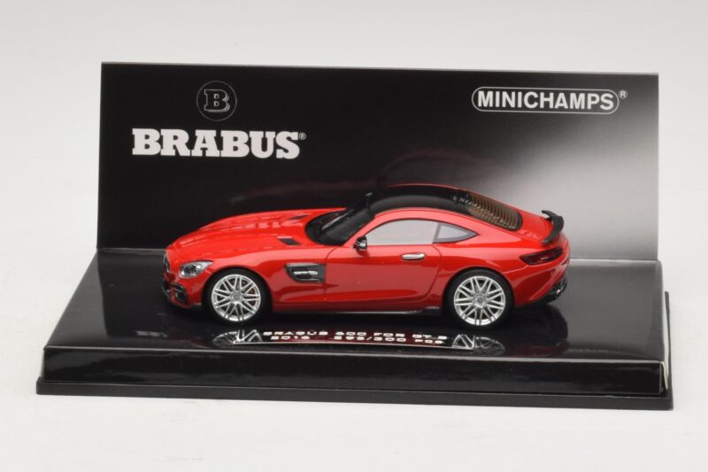 Mercedes Brabus 600 GT S C190 Piros Minichamps 1:43 Mercedes Brabus 600 GT S C190 Piros Minichamps 1:43 437032521 Fém