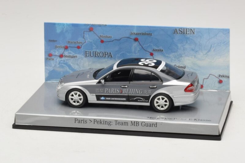 Mercedes E-Class #36 Team MB Guard Rally Paris-Peking 2007 Minichamps 1:43 Mercedes E-Class #36 Team MB Guard Rally Paris-Peking 2007 Minichamps 1:43 B66962270 Fém