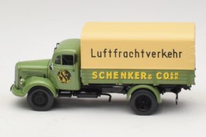 Mercedes L 3500 Platós Teherautó Schenker Minichamps 1:43 439350028 Fém – 3. kép a 6-ből