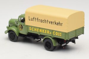Mercedes L 3500 Platós Teherautó Schenker Minichamps 1:43 439350028 Fém – 5. kép a 6-ből