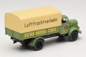 Mercedes L 3500 Platós Teherautó Schenker Minichamps 1:43 439350028 Fém – 2. kép a 6-ből