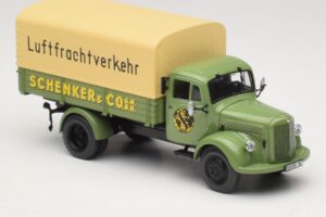 Mercedes L 3500 Platós Teherautó Schenker Minichamps 1:43 439350028 Fém – 4. kép a 6-ből