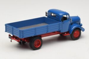 Mercedes L 3500 Dömper Kék Piros Minichamps 1:43 439350004 Fém – 2. kép a 6-ből