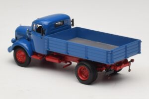 Mercedes L 3500 Dömper Kék Piros Minichamps 1:43 439350004 Fém – 5. kép a 6-ből