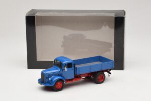Mercedes L 3500 Dömper Kék Piros Minichamps 1:43 439350004 Fém – 6. kép a 6-ből