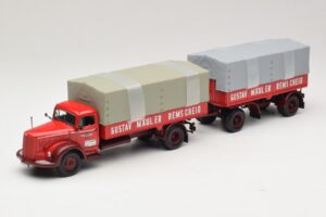 Mercedes L315 Pritschenzug Gustav Mauler Minichamps 1:43 499034720 Fém