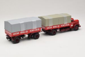Mercedes L315 Pritschenzug Gustav Mauler Minichamps 1:43 499034720 Fém – 2. kép a 6-ből