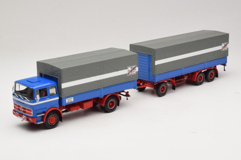 Mercedes LP1620 Pritschenzug Fern Schnell Gut Minichamps 1:43 499034820 Fém