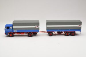 Mercedes LP1620 Pritschenzug Fern Schnell Gut Minichamps 1:43 499034820 Fém – 3. kép a 6-ből
