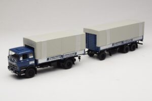 Mercedes LP1624 Pritschenzug Dachser Minichamps 1:43 499034821 Fém