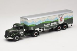 Mercedes LS315 Koffersattelzug Bärenmarke Minichamps 1:43 499034780 Fém