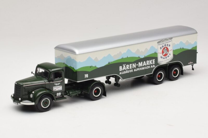 Mercedes LS315 Koffersattelzug Bärenmarke Minichamps 1:43 499034780 Fém