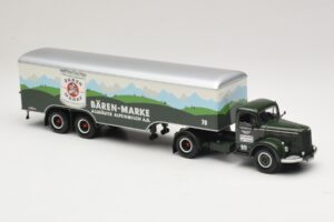 Mercedes LS315 Koffersattelzug Bärenmarke Minichamps 1:43 499034780 Fém – 4. kép a 6-ből