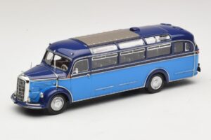 Mercedes O 3500 Autóbusz Világoskék Sötétkék Minichamps 1:43 439360011 Fém