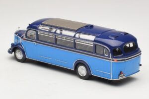 Mercedes O 3500 Autóbusz Világoskék Sötétkék Minichamps 1:43 439360011 Fém – 5. kép a 6-ből