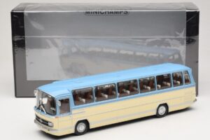 Mercedes O302 Kék Krém Minichamps 1:43 439035181 Fém – 6. kép a 6-ből