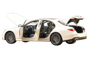 Mercedes S-Class W223 AMG Line Fehér Norev 1:18 183807 Fém – 2. kép a 3-ből