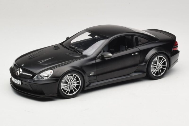 Mercedes SL65 AMG R230 Black Series Matt Black Minichamps 1:18 100038121 Fém