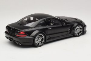 Mercedes SL65 AMG R230 Black Series Matt Black Minichamps 1:18 100038121 Fém – 3. kép a 8-ből