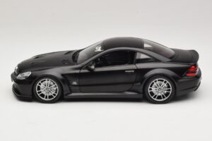 Mercedes SL65 AMG R230 Black Series Matt Black Minichamps 1:18 100038121 Fém – 4. kép a 8-ből