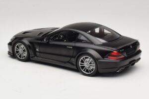 Mercedes SL65 AMG R230 Black Series Matt Black Minichamps 1:18 100038121 Fém – 7. kép a 8-ből
