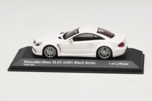 Mercedes SL65 AMG R230 Black Series Matt Fehér Minichamps 1:43 400038222 Fém