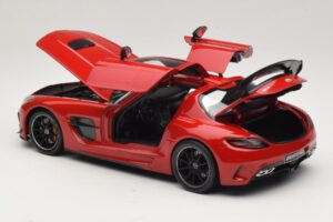 Mercedes SLS AMG C197 Black Series Piros Minichamps 1:18 110033022 Fém – 5. kép a 8-ből