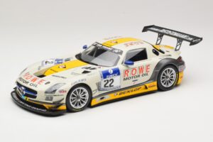 Mercedes SLS AMG GT3 #22 Graf / Jager Rowe Racing 24 Hours of Nurburgring 2013 Minichamps 1:18 151133122 Fém