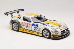 Mercedes SLS AMG GT3 #22 Graf / Jager Rowe Racing 24 Hours of Nurburgring 2013 Minichamps 1:18 151133122 Fém – 4. kép a 6-ből