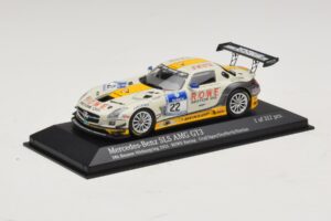 Mercedes SLS AMG GT3 #22 Rowe Racing Graf / Jager Nurburgring 24 Hours 2013 Minichamps 1:43 410133222 Fém – 2. kép a 4-ből