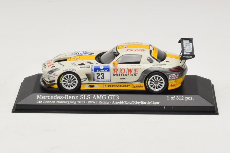Mercedes SLS AMG GT3 #23 Rowe Racing Arnold / Roloff Nurburgring 24 Hours 2013 Minichamps 1:43 Mercedes SLS AMG GT3 #23 Rowe Racing Arnold / Roloff Nurburgring 24 Hours 2013 Minichamps 1:43 410133223 Fém
