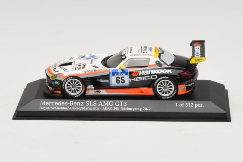 Mercedes SLS AMG GT3 #65 Hankook 24 Hours of Nurburgring 2012 Minichamps 1:43 Mercedes SLS AMG GT3 #65 Hankook 24 Hours of Nurburgring 2012 Minichamps 1:43 437123265 Fém