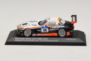 Mercedes SLS AMG GT3 #66 Hankook C. Frankenhout / Simonsen 24 Hours of Nurburgring 2012 Minichamps 1:43 437123266 Fém