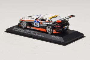 Mercedes SLS AMG GT3 #66 Hankook C. Frankenhout / Simonsen 24 Hours of Nurburgring 2012 Minichamps 1:43 437123266 Fém – 3. kép a 4-ből