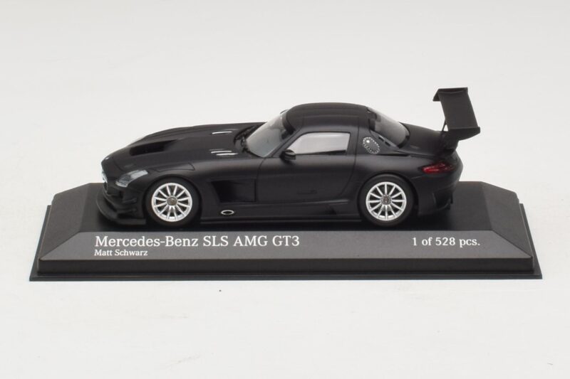 Mercedes SLS AMG GT3 Matt Fekete Minichamps 1:43 410113200 Fém