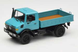 Mercedes Unimog 1300 L Platós Teherautó Kék Minichamps 1:43 439033020 Fém